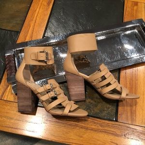 Womens size 7.5 Joes ankle striped heels